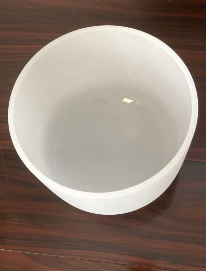 【美品】クリスタルボウル8インチ音階C フロスト