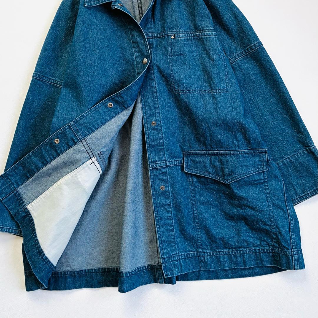フレームワーク BLUE DENIM テントライン カバーオール ジャケット