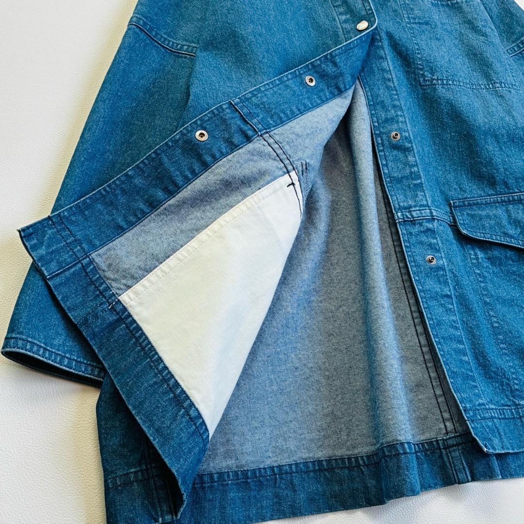 フレームワーク BLUE DENIM テントライン カバーオール ジャケット