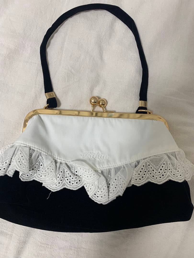 Bibiy. SABRINA LACE BAG ブラック