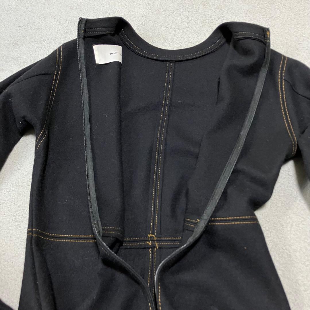 TODAYFUL jersy balloon dress 38サイズ