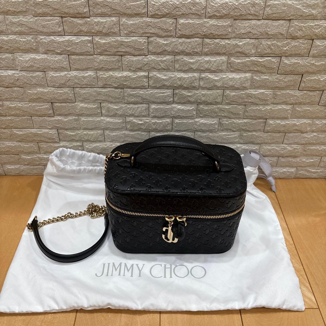 【美品】　Jimmy Choo バニティバック　黒