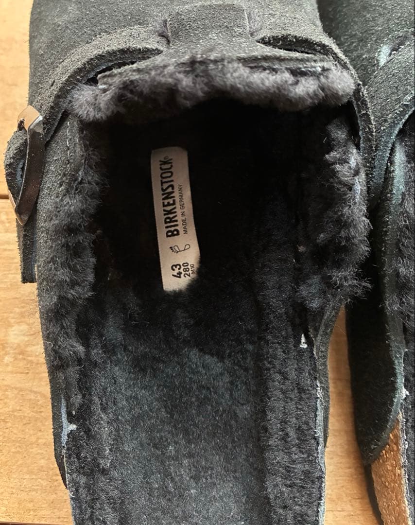 ビルケン　ボストン　シアリング　43 Boston Shearling