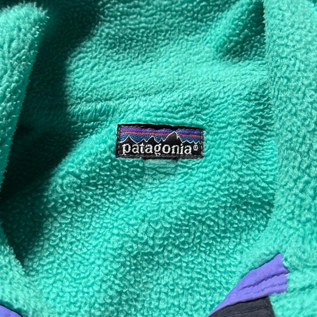 90s Patagonia シェルドシンチラ ナイロンジャケット ダークネイビー