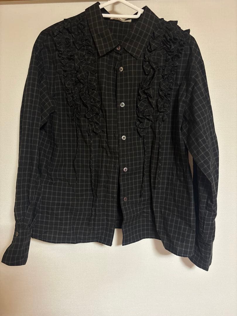 【新品未使用】Ry Beams/チェックフリルブレード