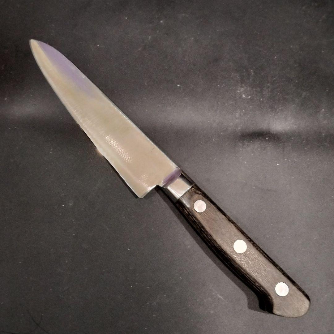 有次 上 特製 青鋼 ハガネ ペティナイフ 研ぎ済み 京都 包丁