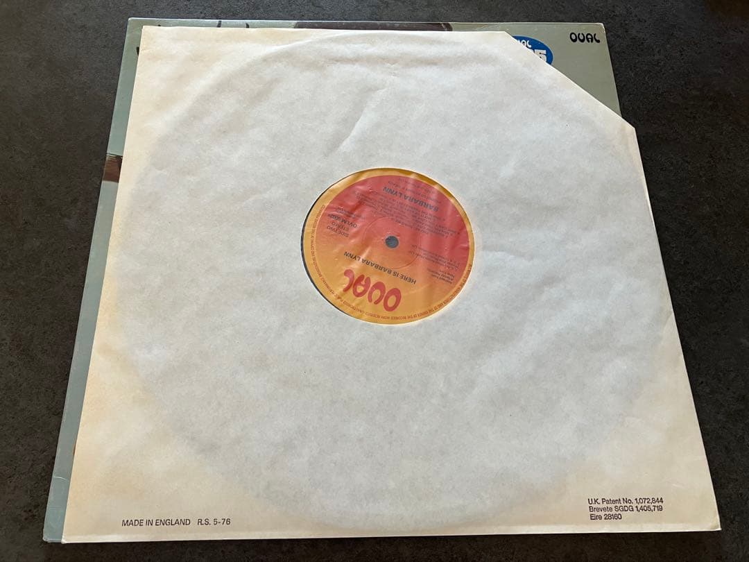 Here is Barbara Lynn サイン入りレコード英国盤美盤　稀少盤