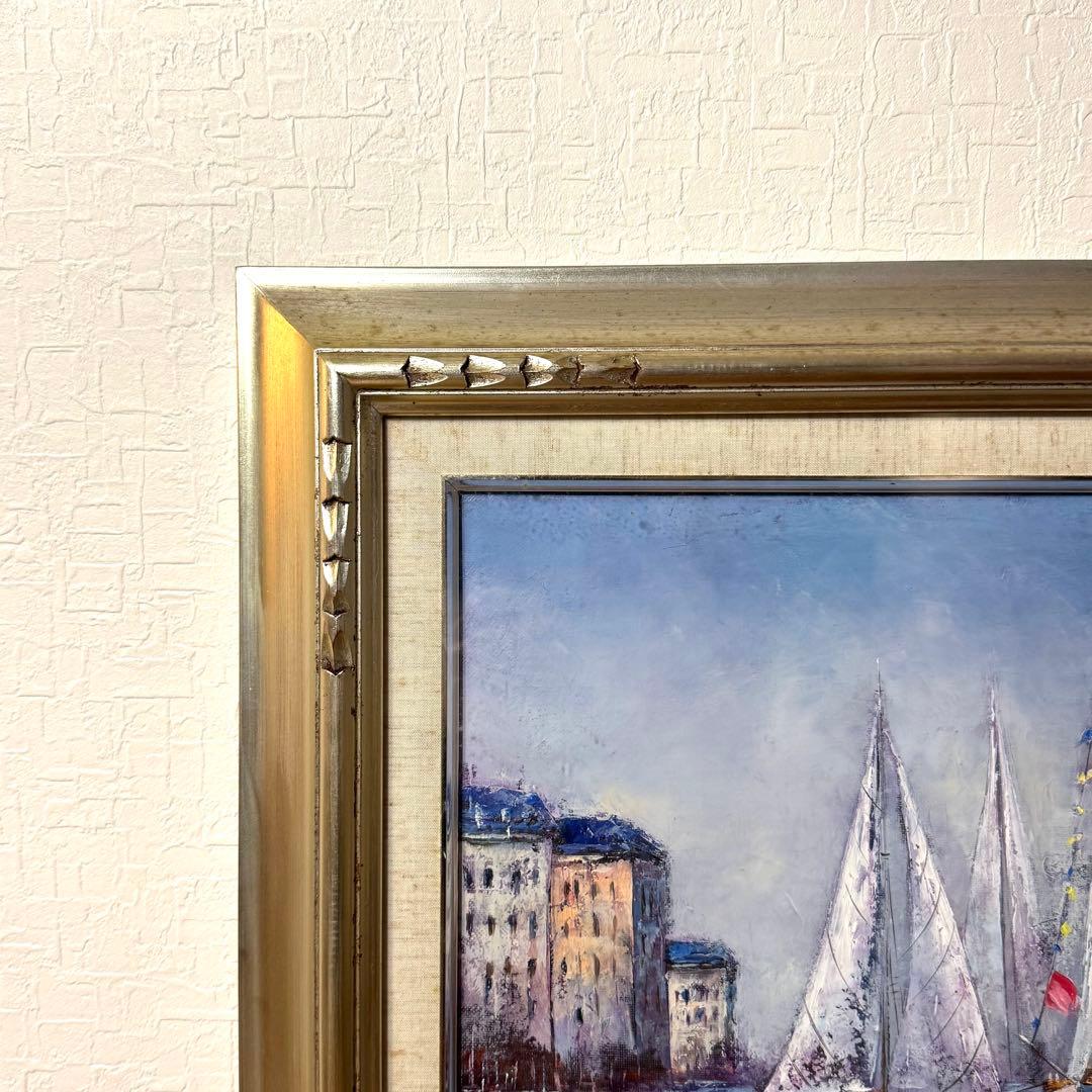 瀬川竜夫 マルセイユ 絵画 油絵