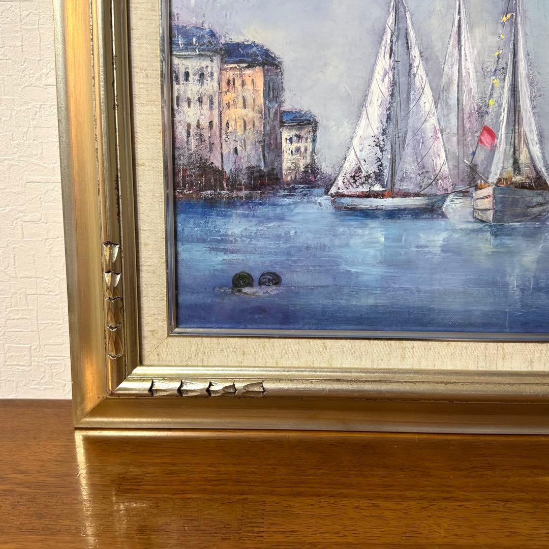 瀬川竜夫 マルセイユ 絵画 油絵