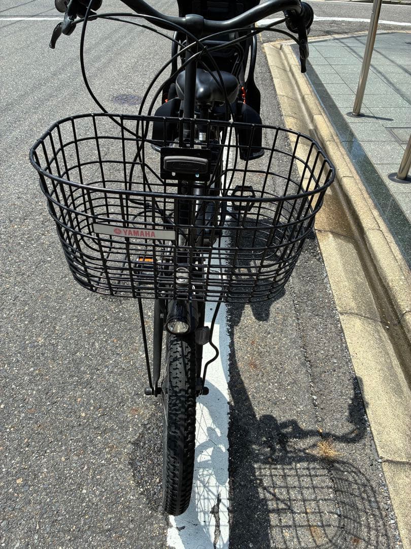 ヤマハ パスバビー pasbaby 電動アシスト自転車 チャイルドシート付き　黒
