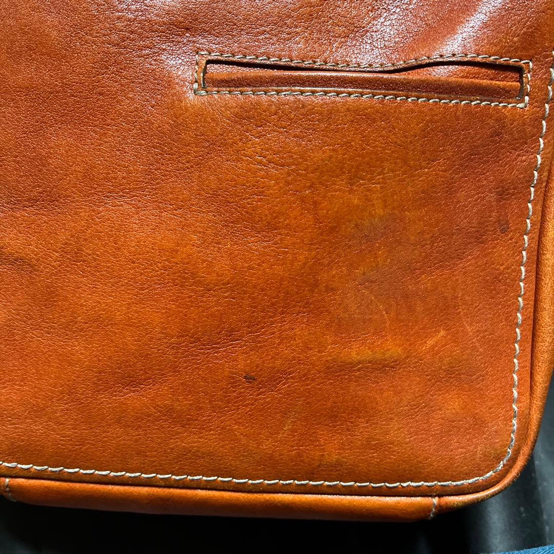 土屋鞄正規品　トーンオイルヌメ　ジップトップショルダー