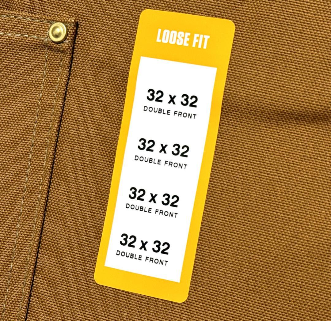 新品 カーハート 米国製 B01フィルムダック ダブルニー パンツ W32L32