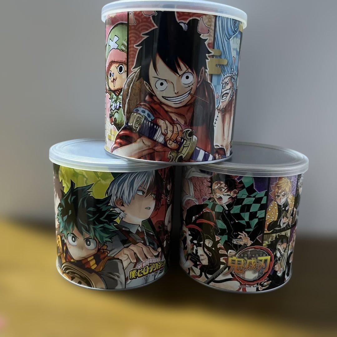 最終値下げワンピース鬼滅の刃ヒーローアカデミア 缶バッジセット応募者全員サービス