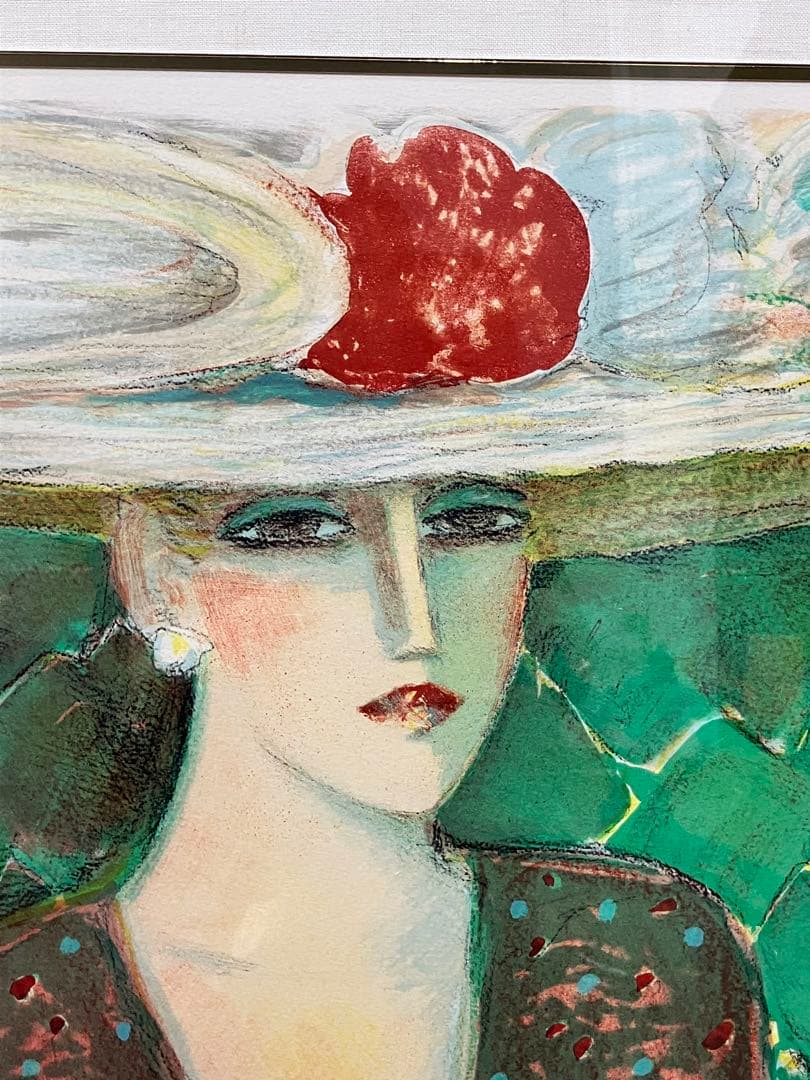 ロビー様カシニョール リトグラフ 九月 大型 貴婦人　1993年　54/200