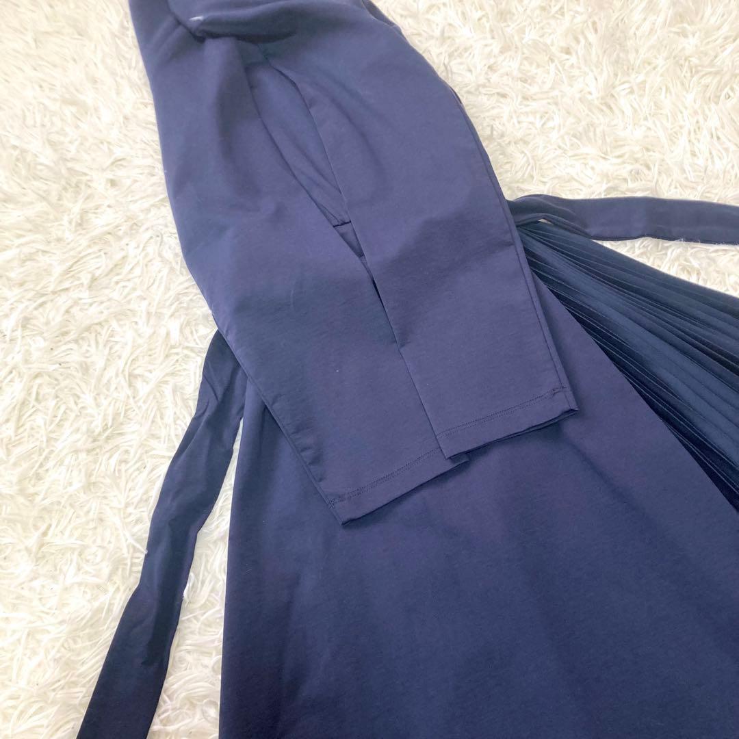 WEEKEND MAX MARA サイドプリーツジャージワンピース　洗える　M