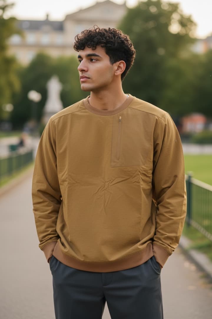 美品：ARC'TERYX Proton Crew M's Mサイズ ブラウン