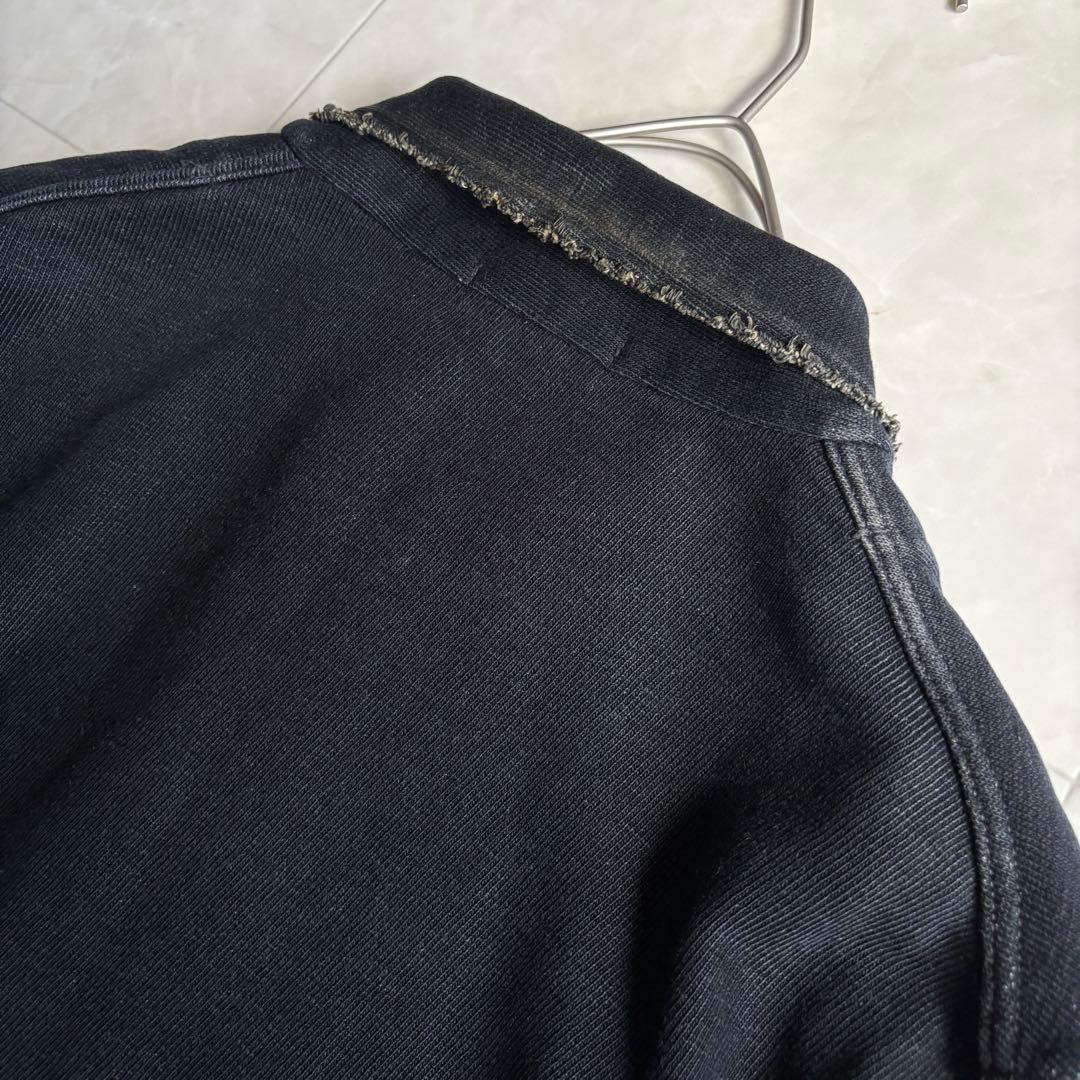 R by 45rpm インディゴ染め カバーオール 黒 3 コットン100