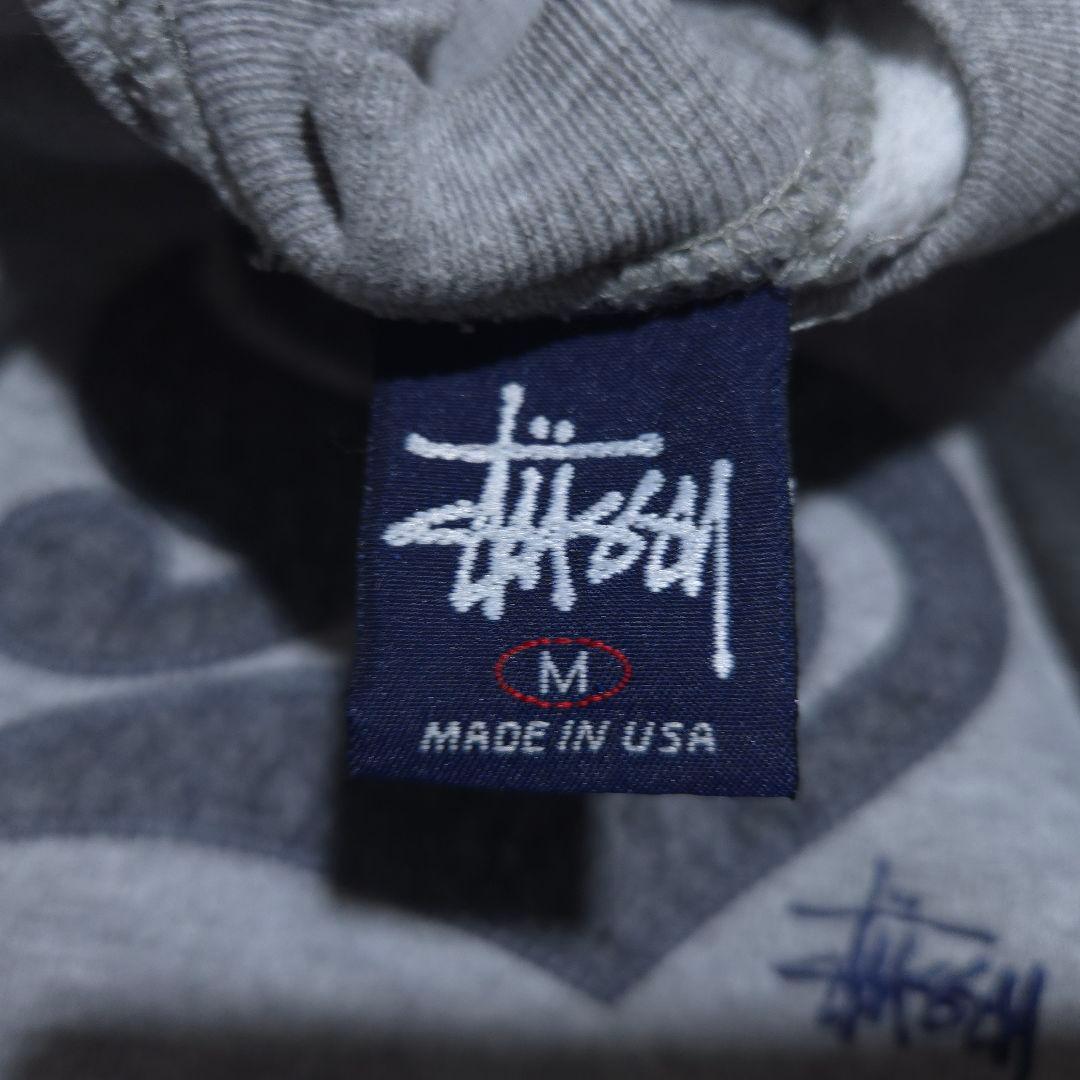 90s STUSSY USA製 ビッグロゴ刺繍スウェット ステューシー