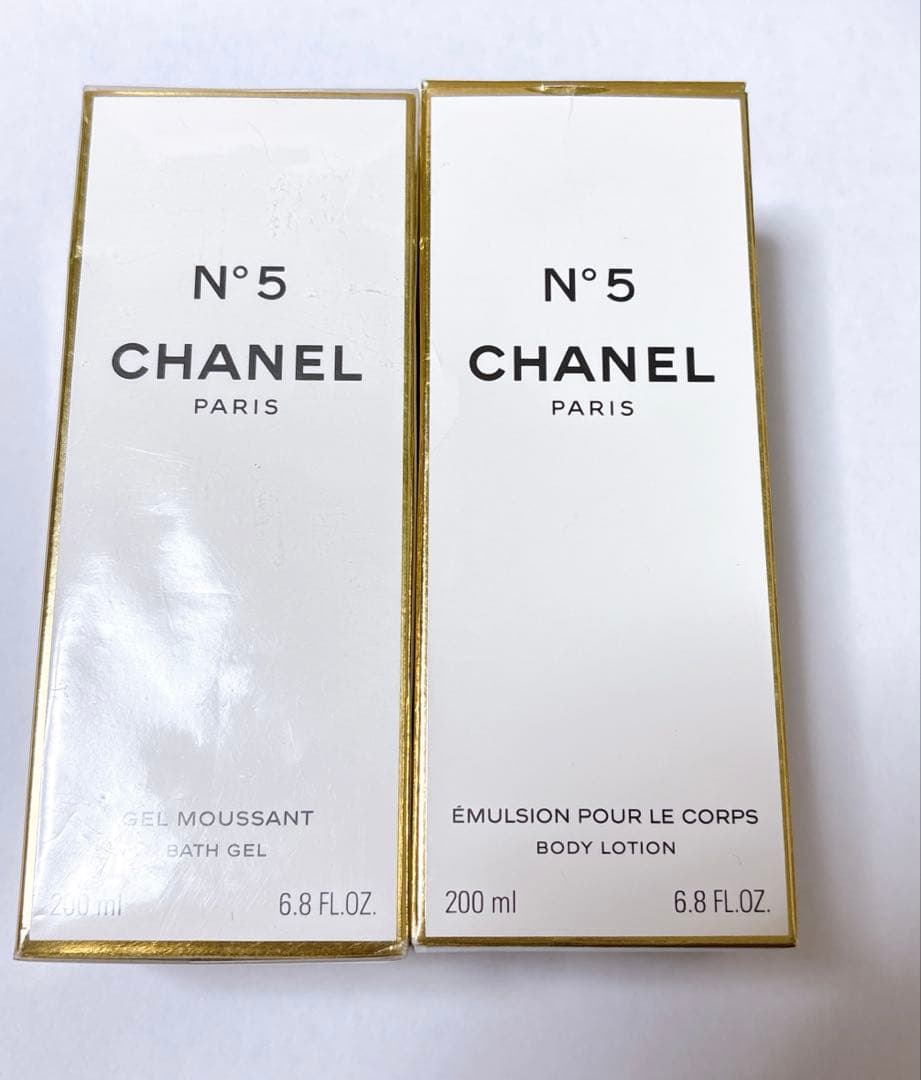 CHANEL N°5 【新品】バスジェル＆ 【残90%】ボディエマルジョン
