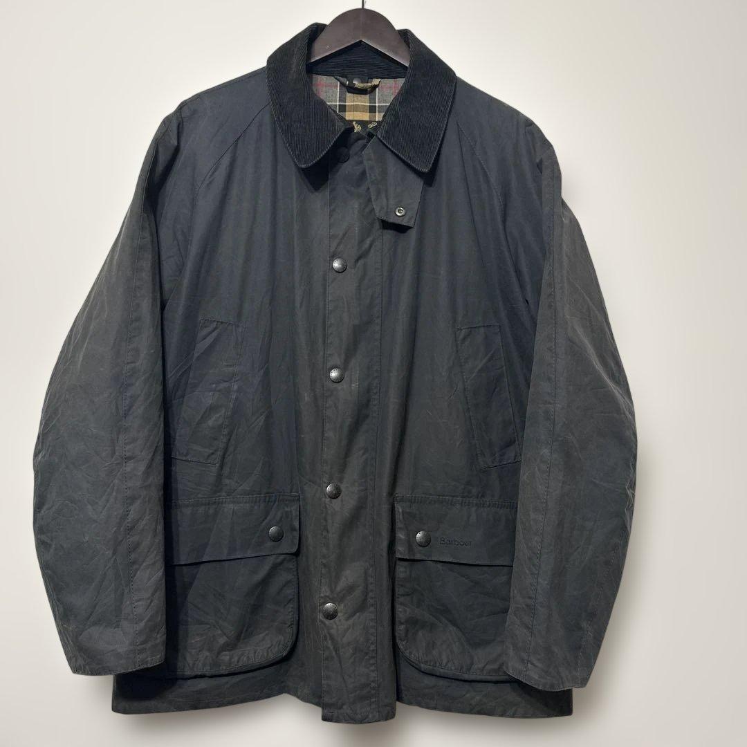 Barbour ASHBY オイルドジャケット ワックス ブラック メンズ XL