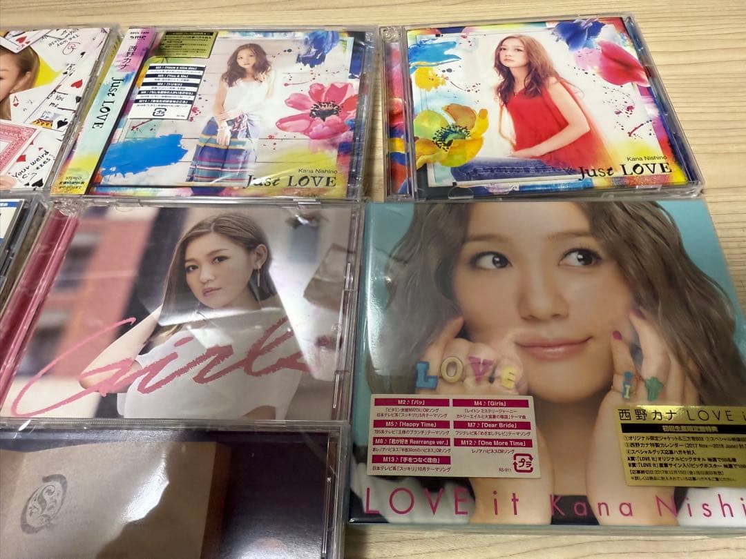 西野カナ カナやん CD シングル、アルバムまとめ売り