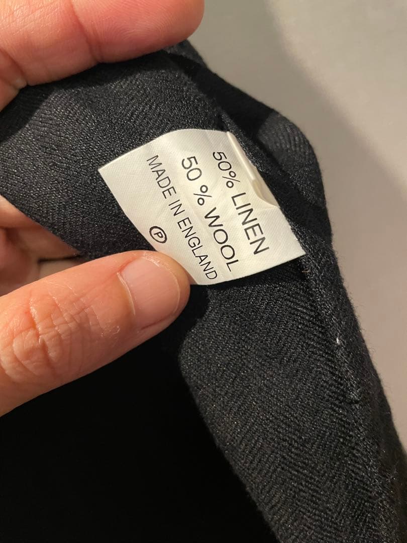 黒 M 激レアロング丈 90s Shirin Guild Band collar