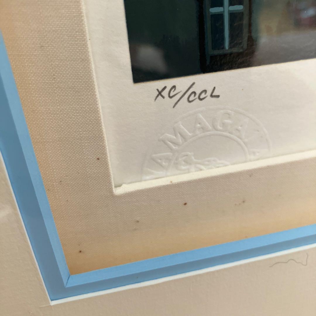 ヒロヤマガタ　 シルクスクリーン　そよ風に乗って　110✖️96cm 特大