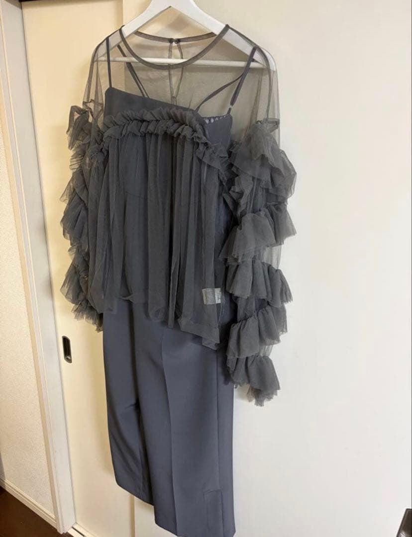 all in one × decorative tulle tops 即日発送‼️