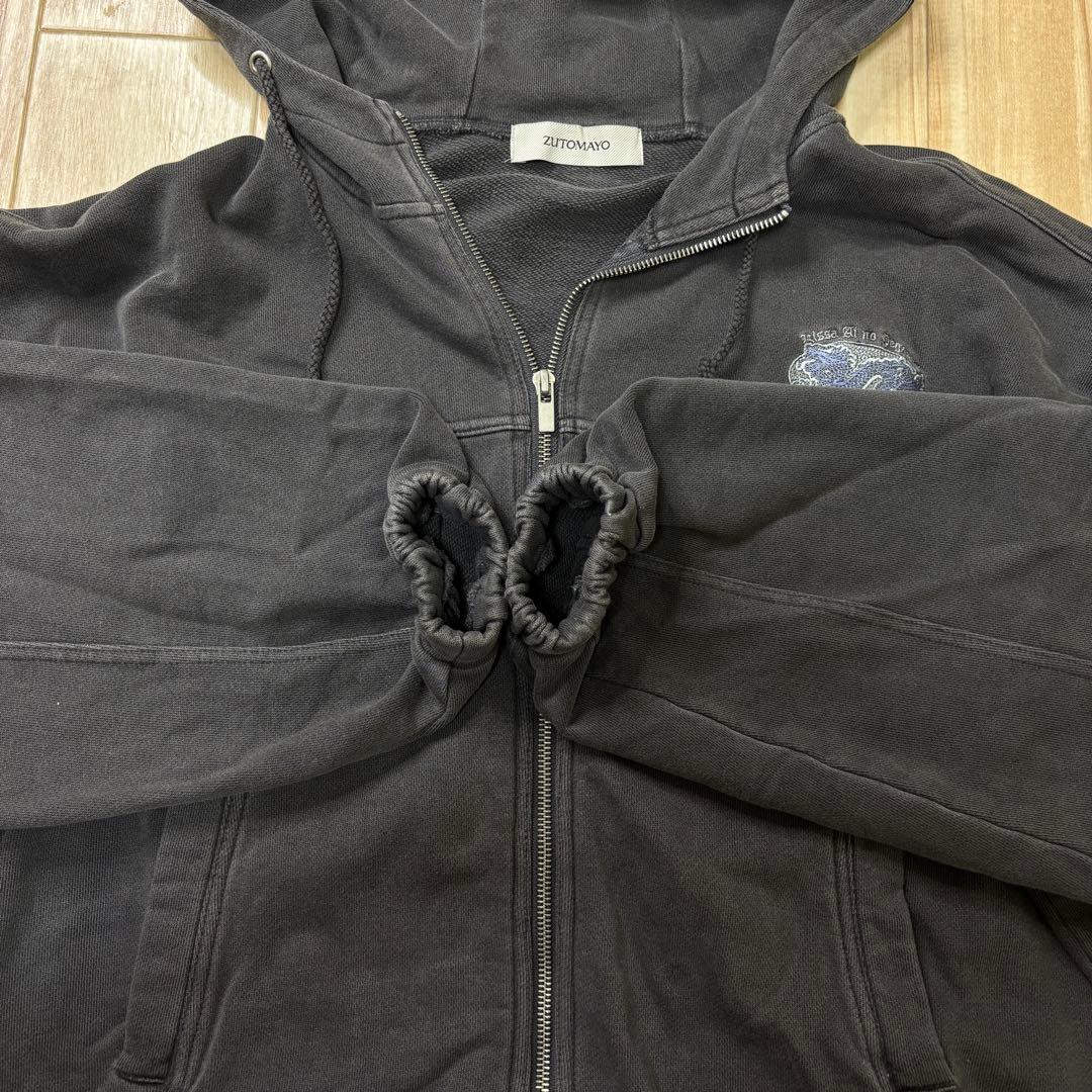 眠眠ずとまよ　ずっと真夜中でいいのに　陰陽パーカー　ダブルジップ　ジャケッ