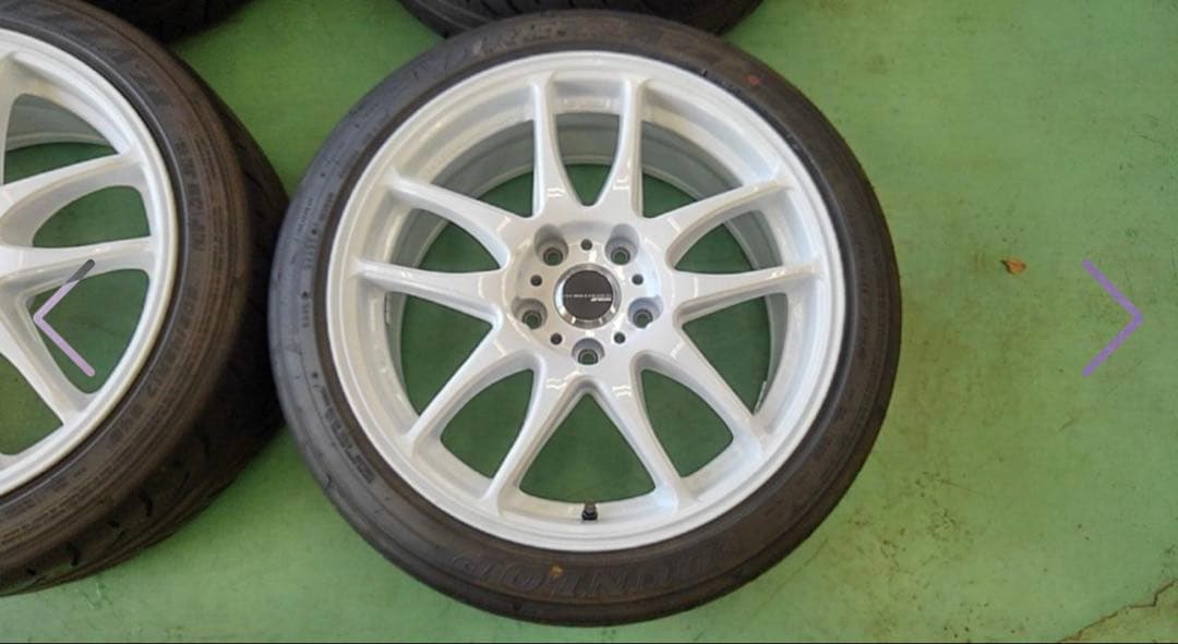 タイヤ・ホイール WORK EMOTION CR kiwami + DUNLOP DIREZZA