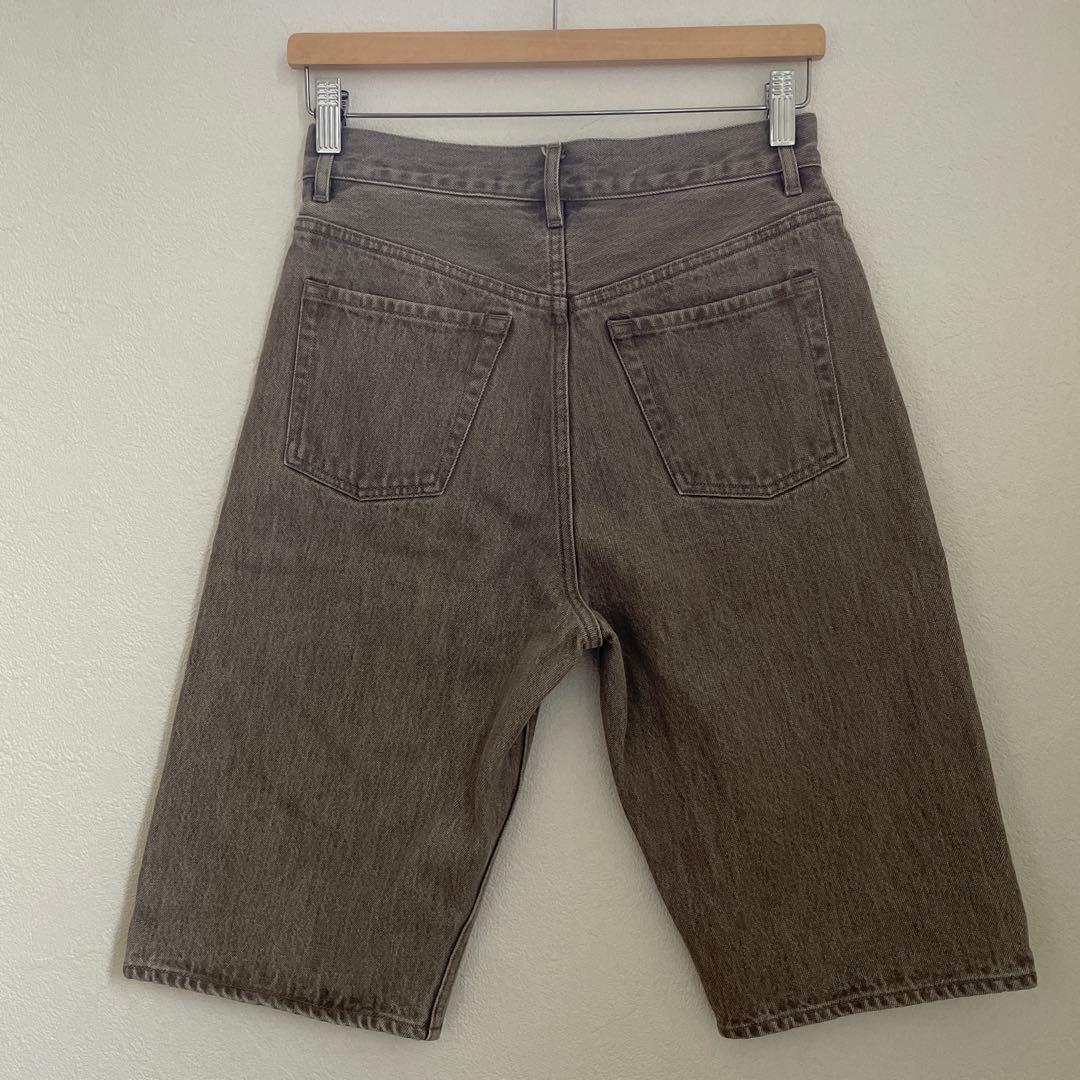 AURALEE BROWN DENIM SHORTS オーラリーデニムパンツ