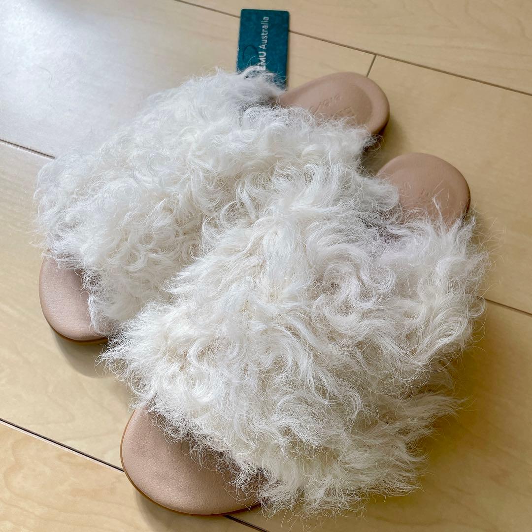 EMU Australia ファー スライドサンダル