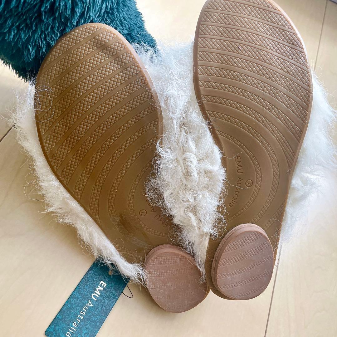 EMU Australia ファー スライドサンダル