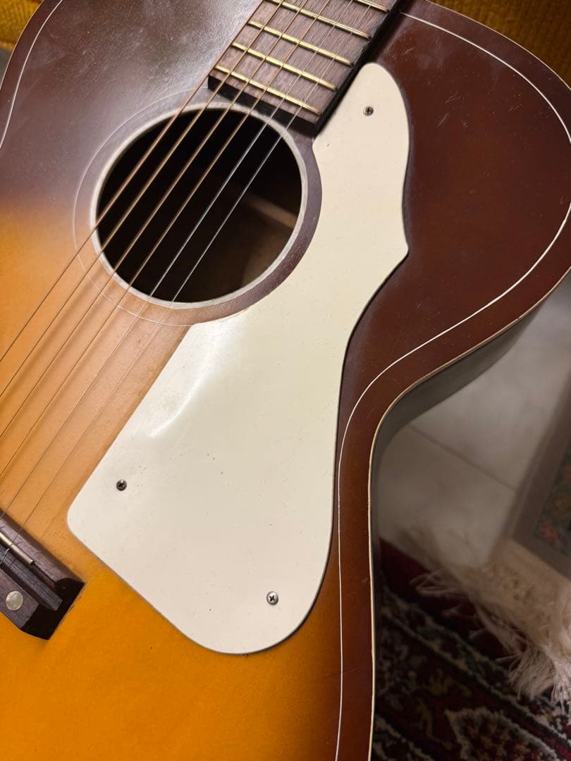 アコースティックギター　パーラーギター　ヴィンテージ　ジャンク　詳細不明