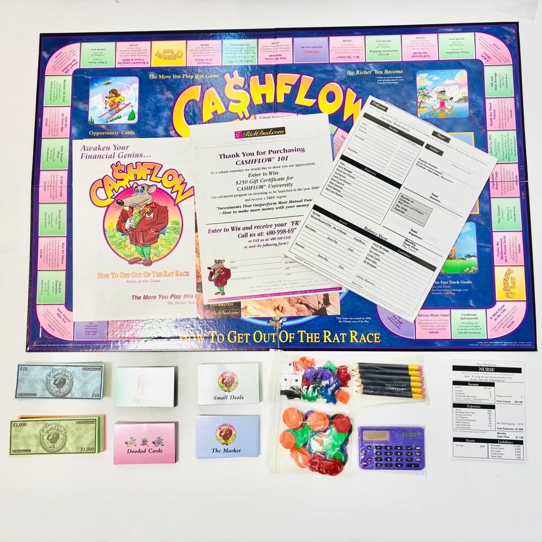 【豪華】キャッシュフロー101+202 英語版セット　101は日本語説明書付き