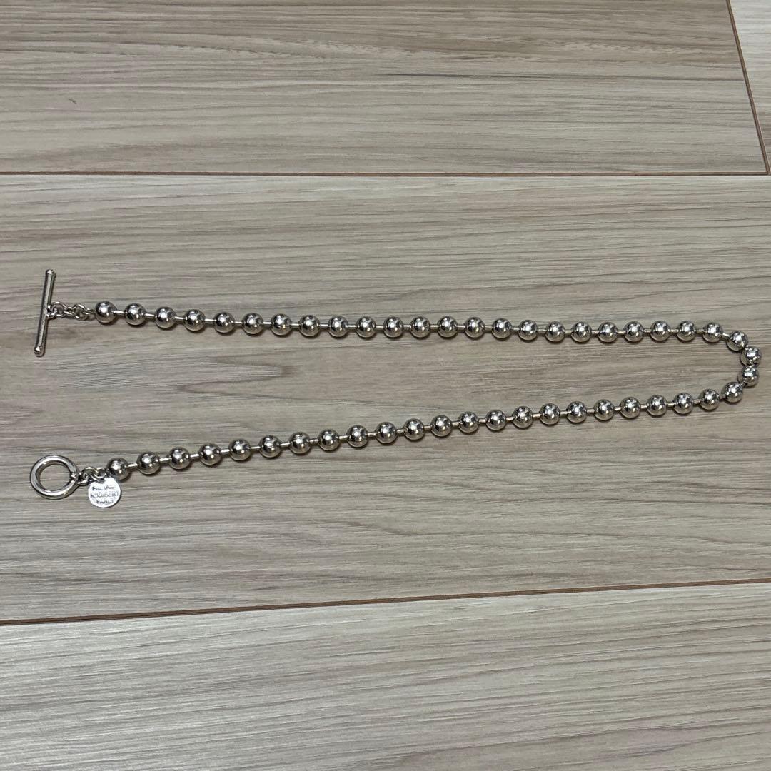 PHILIPPE AUDIBERT ボールチェーン ネックレス 6mm