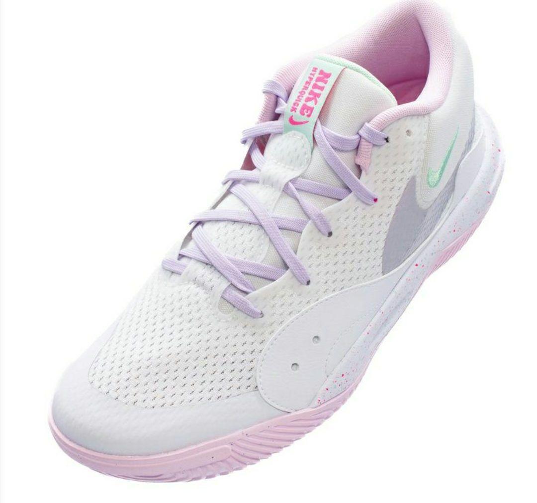 バレーボールシューズ　ナイキ ハイパークイック SE ホワイト ハイパーピンク