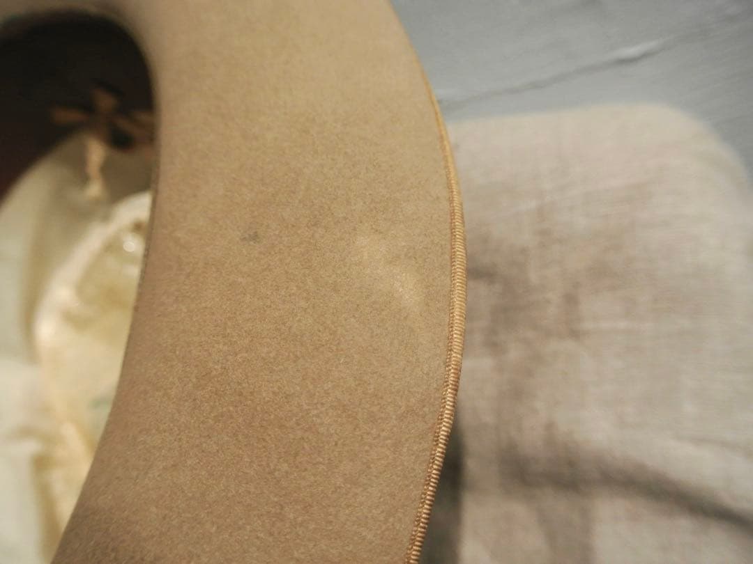 帽子 50s Vintage Stetson 3X BEAVER 1/4 58cm