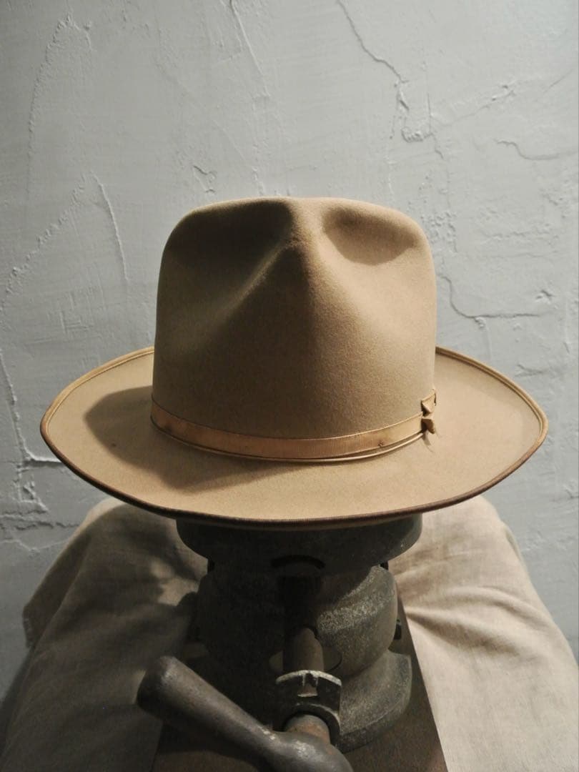 帽子 50s Vintage Stetson 3X BEAVER 1/4 58cm