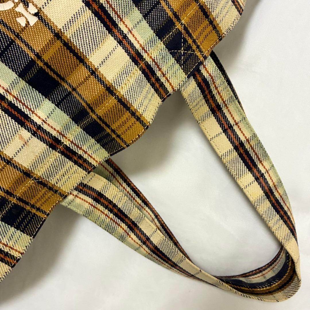 【美品】ヴィヴィアンウエストウッド トートバッグ キャンバス オーブ 総柄 茶