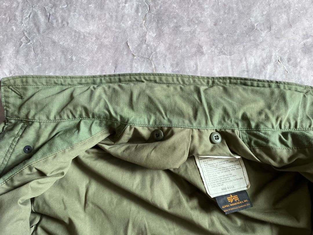 90's M65 フィールドジャケット アメリカ製 米軍 スコービル L-R