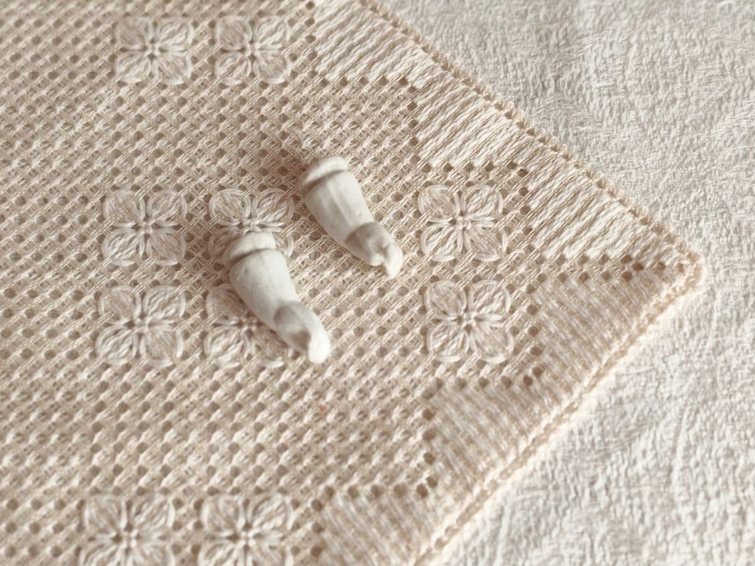 【チョコメルさま】vintage parts ୨୧ * 陶器の小さな 手 ハンド