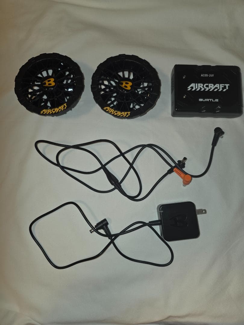 【空調服】BURTLE エアークラフト 2着＋バッテリーファン 1セット 未使用