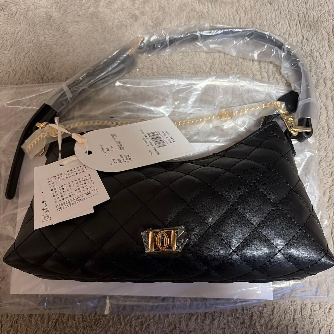 darichキルティングチェーンハンドミニバッグ