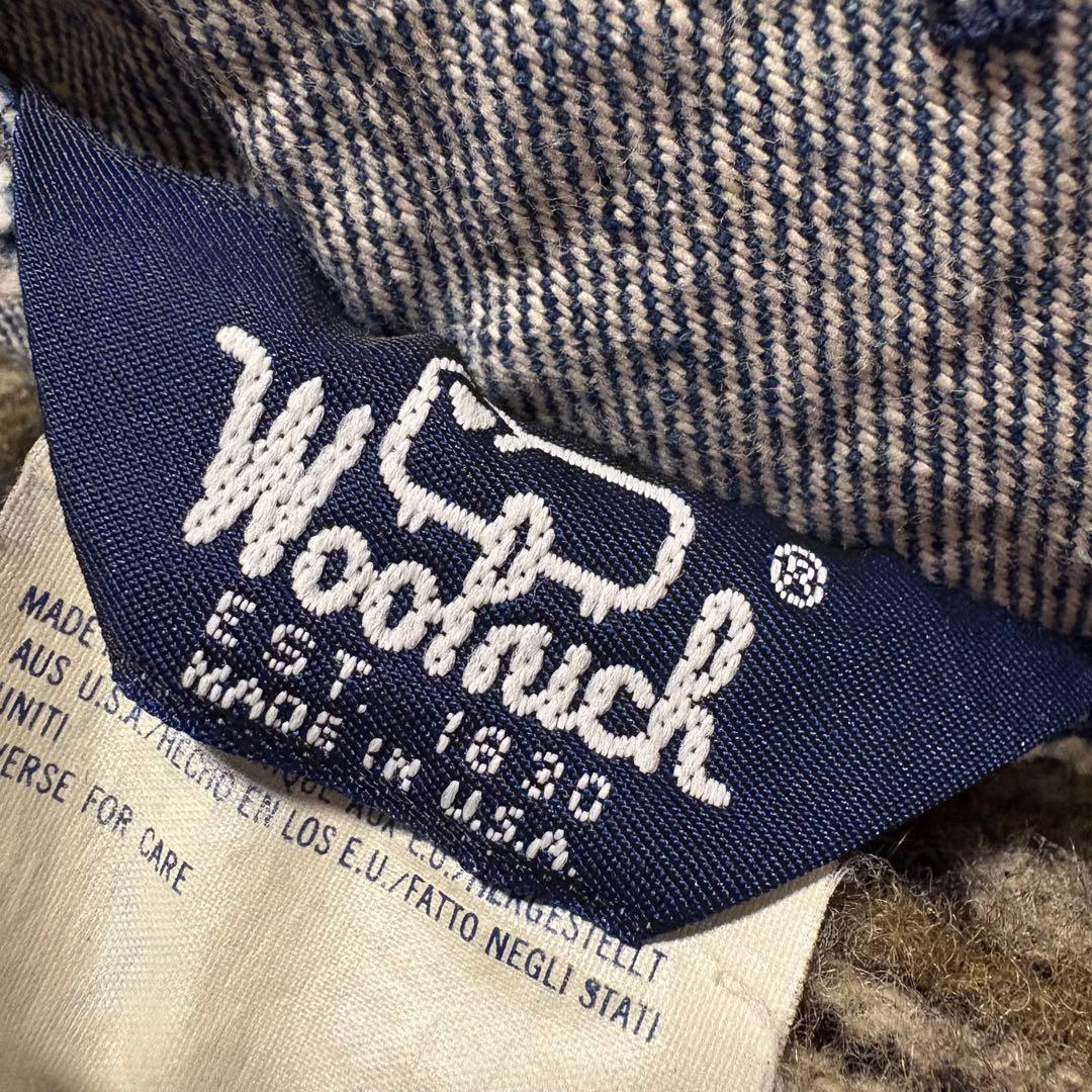 激レア 80s Woolrich デニムダスターコート 超ヘビーオンス USA製