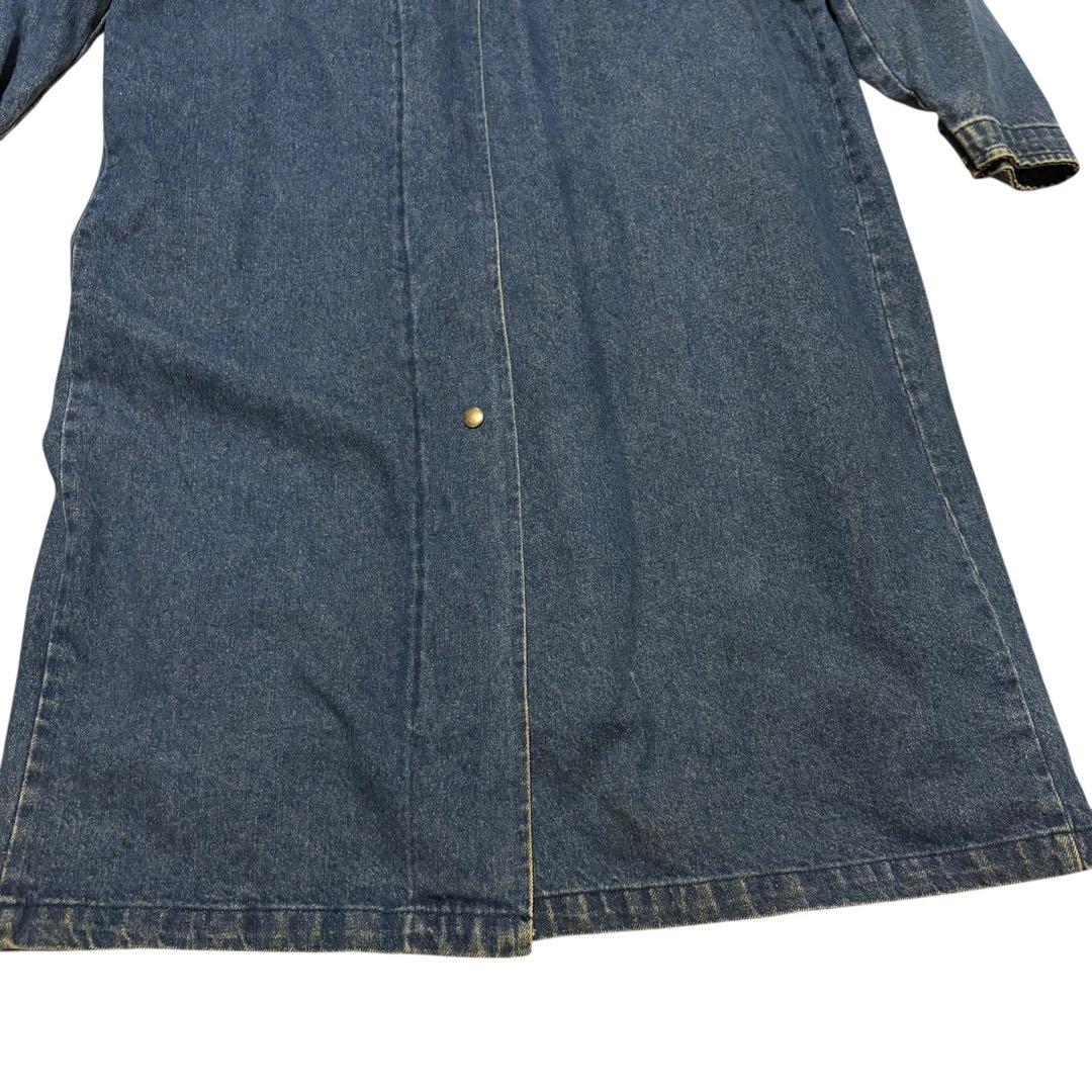 激レア 80s Woolrich デニムダスターコート 超ヘビーオンス USA製