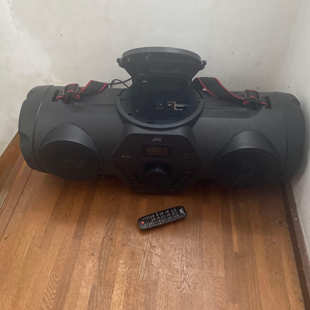 JVC ボックス型ラジカセ CDプレーヤー付き