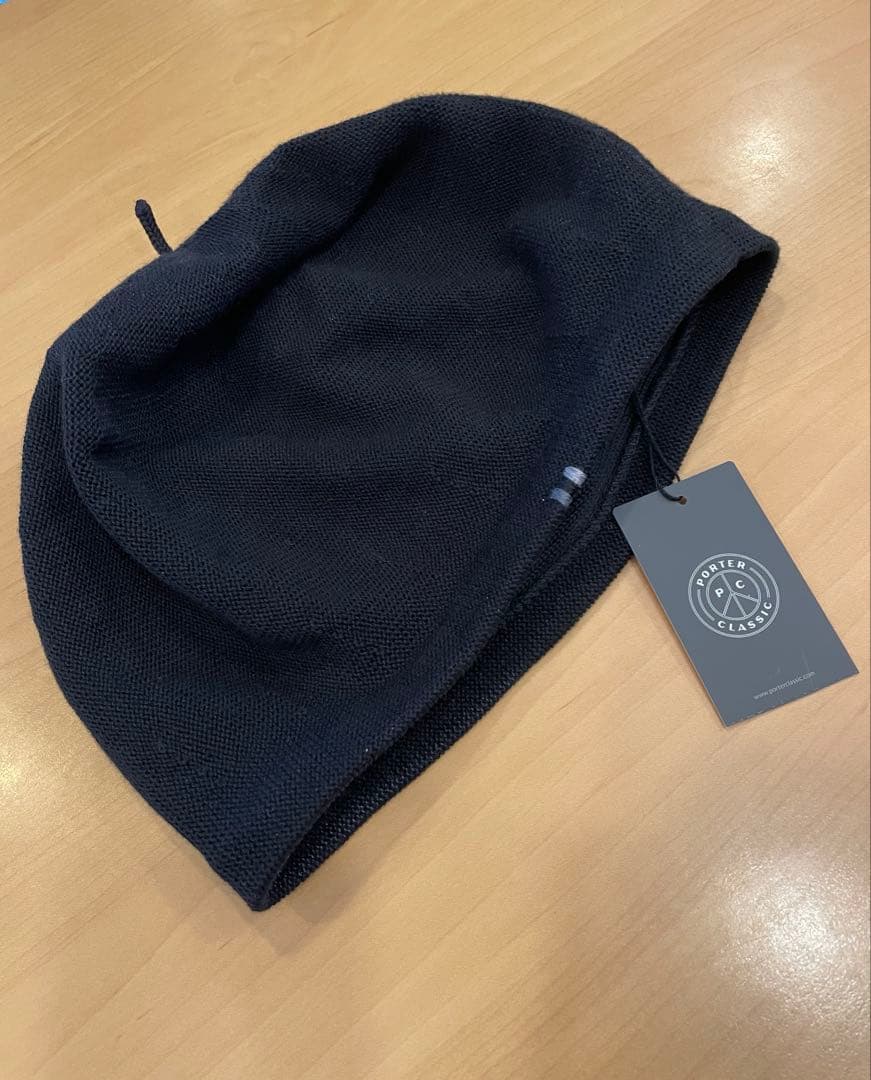 新品Porter Classic KNIT BERET BLACK Lサイズ