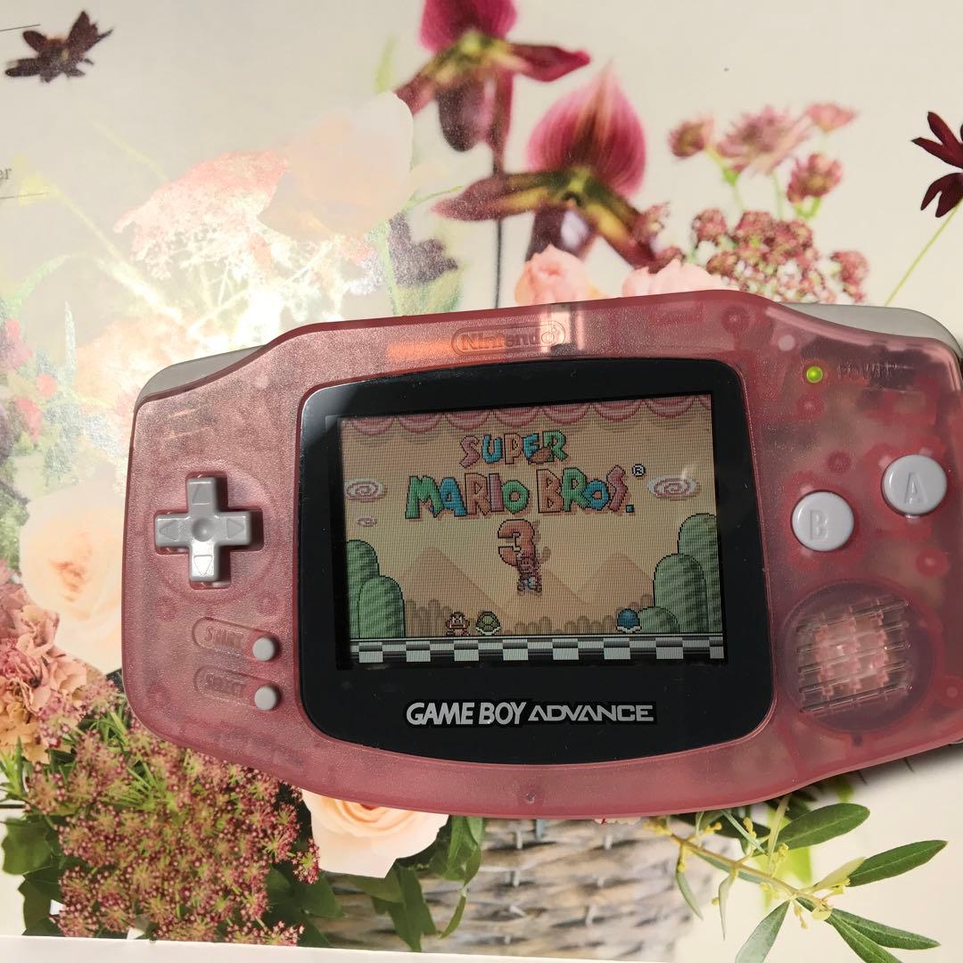 任天堂ゲームボーイアドバンス、❤️新品ガラス製スクリーンレンズ偏光板交換済、美品