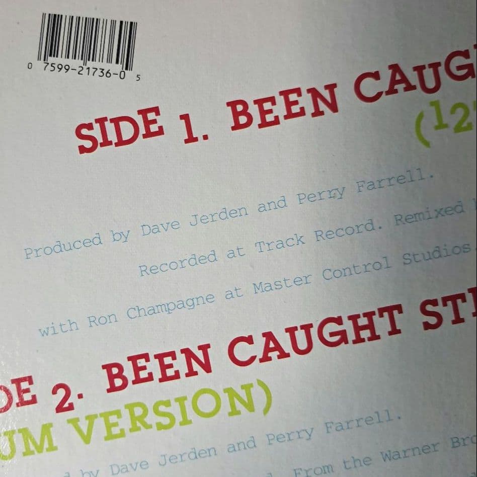 Jane's Addiction　Been Caught Stealing　12